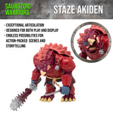 Saurozoic Warriors Action Figure: Staze Akiden