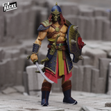 Epic H.A.C.K.S. Core 1:12 Scale Action Figure | Delger Bat: Beast Tamer Warlord