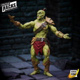 Vitruvian H.A.C.K.S. Action Figure - Bur’Zagi (Mighty Orc Sovran)