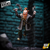 Vitruvian H.A.C.K.S. Action Figure - Grimgrom (Dwarf Mercenary)