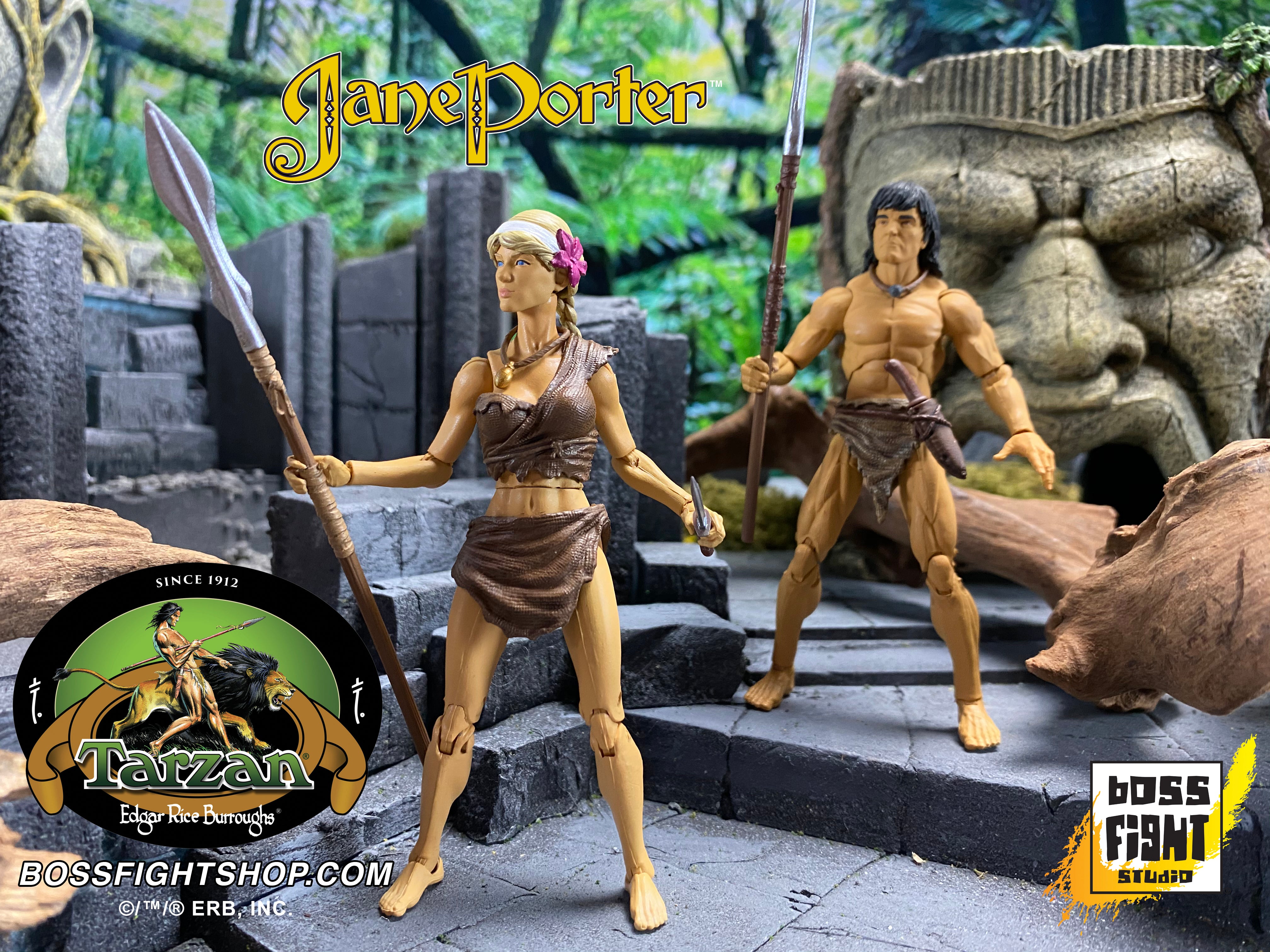 Hero H.A.C.K.S. Tarzan Action Figure: Jane Porter - Wv1