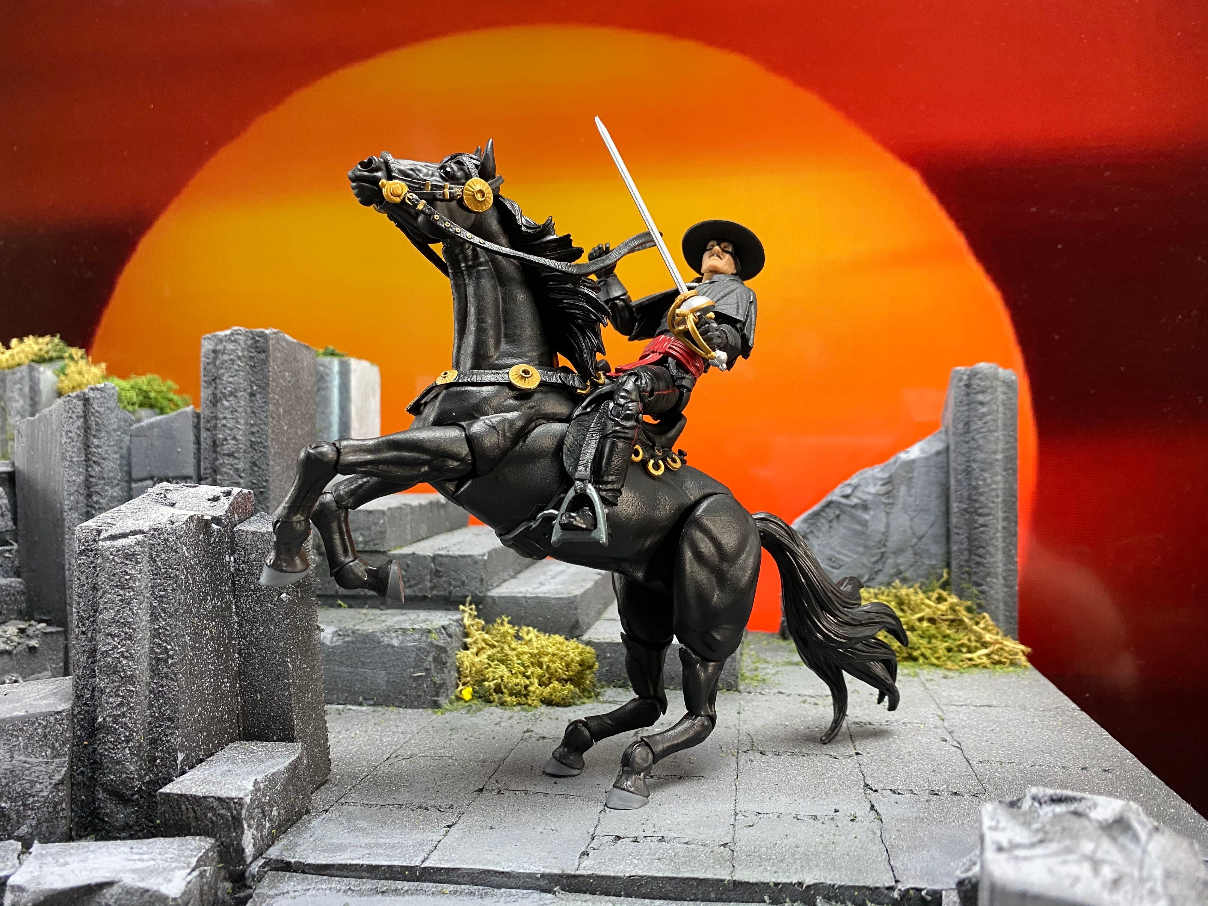 Hero H.A.C.K.S. Zorro & Tornado - Action Figure & Steed Pack